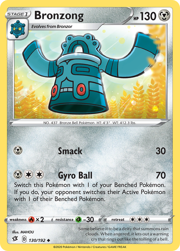 Bronzong (130/192) [Sword & Shield: Rebel Clash] | Gear Gaming Fayetteville