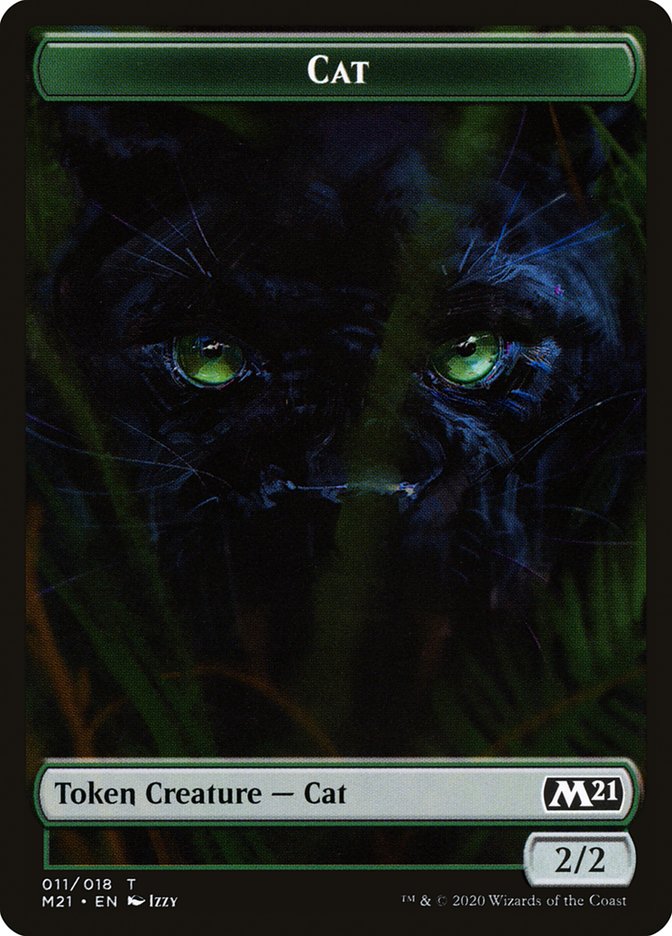 Bird // Cat (011) Double-Sided Token [Core Set 2021 Tokens] | Gear Gaming Fayetteville