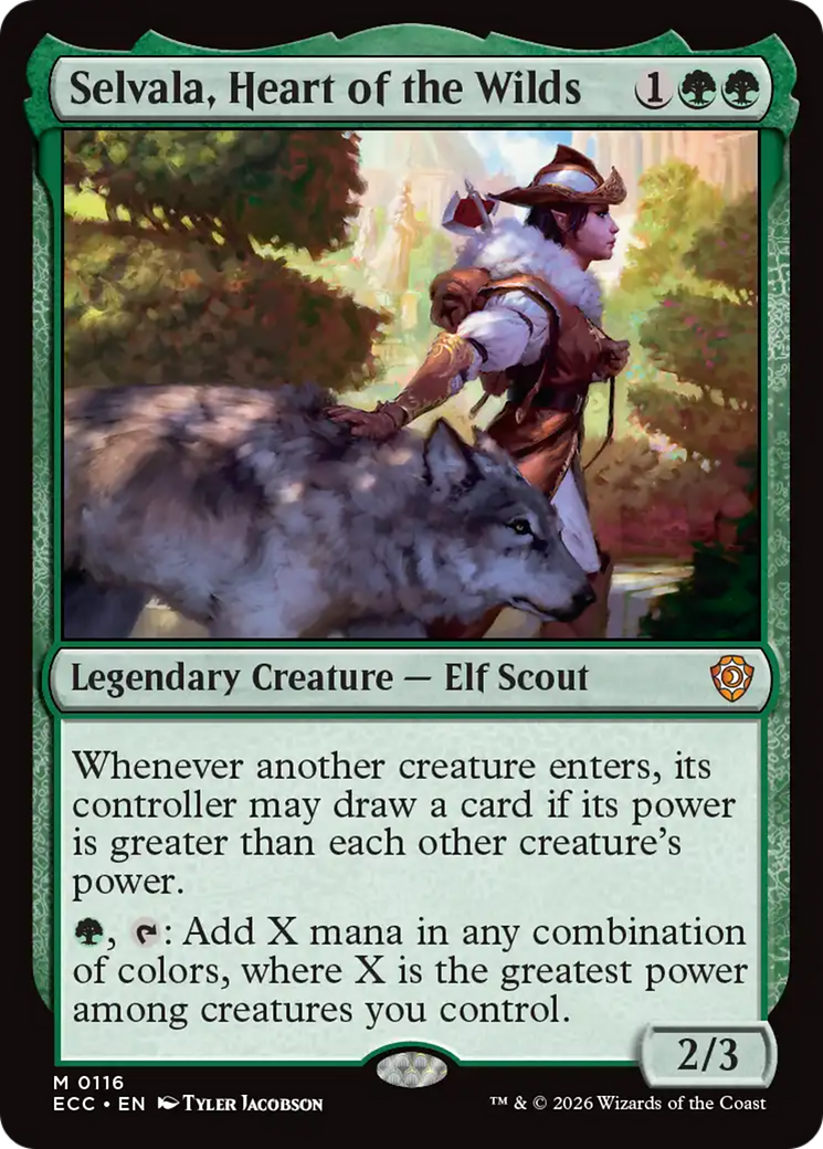 Selvala, Heart of the Wilds [Lorwyn Eclipsed Commander] | Gear Gaming Fayetteville