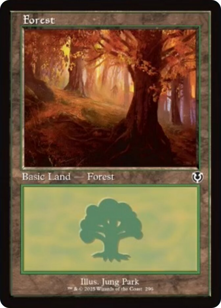 Forest (296) (Retro Frame) [Innistrad Remastered] | Gear Gaming Fayetteville