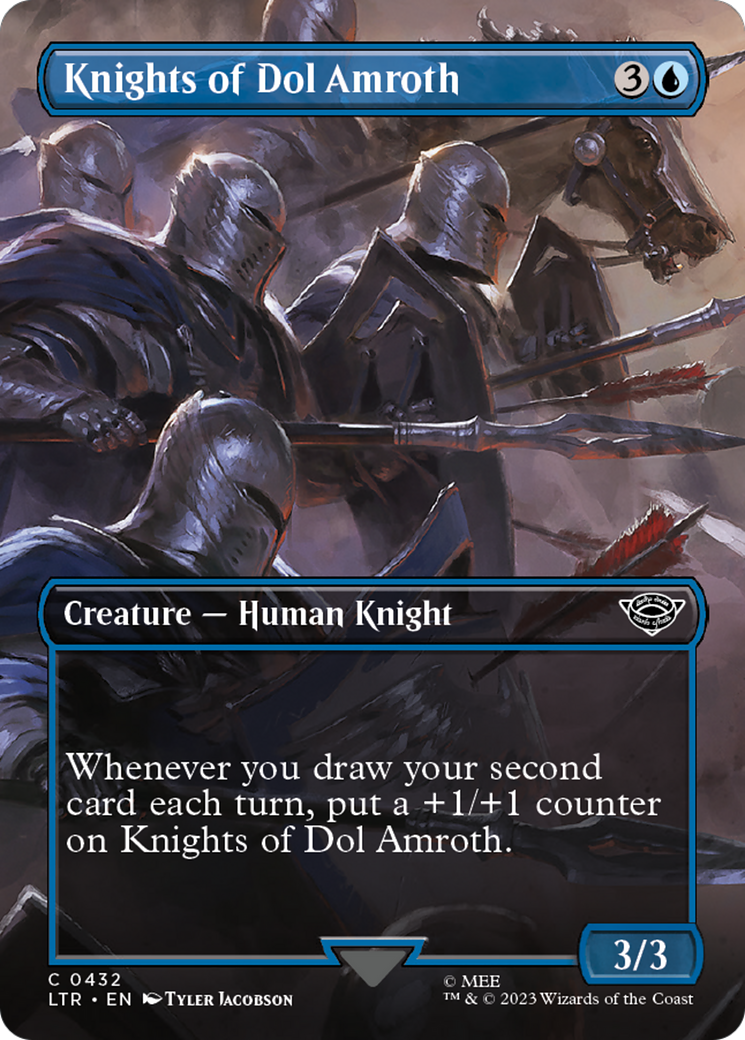 Knights of Dol Amroth (Borderless Alternate Art) [The Lord of the Rings: Tales of Middle-Earth] | Gear Gaming Fayetteville