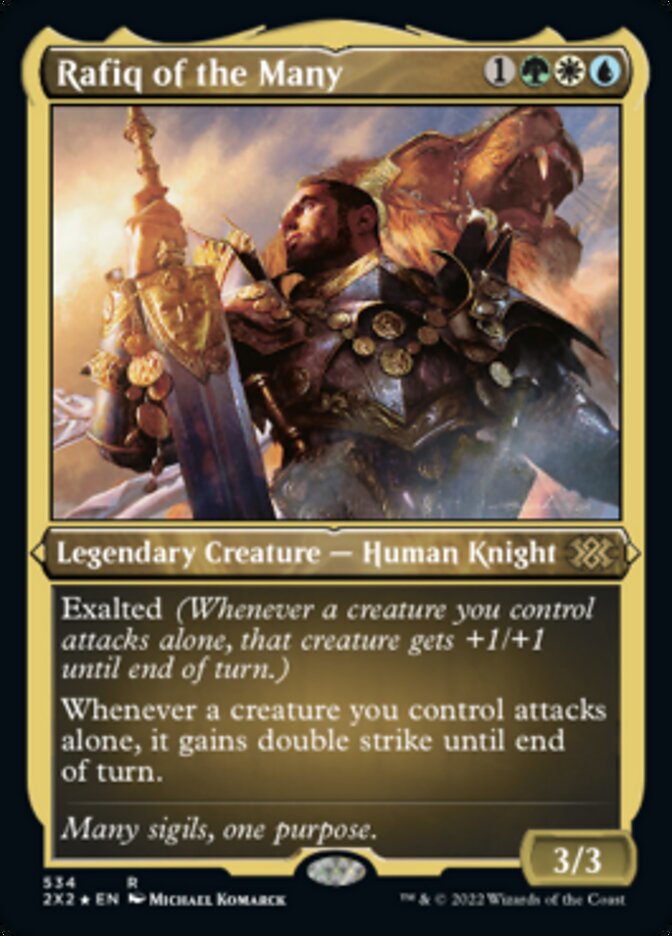 Rafiq of the Many (Foil Etched) [Double Masters 2022] | Gear Gaming Fayetteville