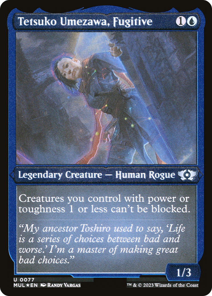 Tetsuko Umezawa, Fugitive (Foil Etched) [Multiverse Legends] | Gear Gaming Fayetteville