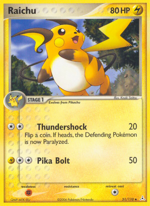 Raichu (51/110) [EX: Holon Phantoms] | Gear Gaming Fayetteville