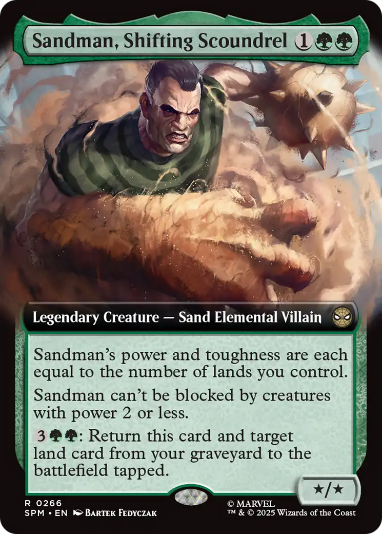 Sandman, Shifting Scoundrel (Extended Art) [Marvel's Spider-Man] | Gear Gaming Fayetteville
