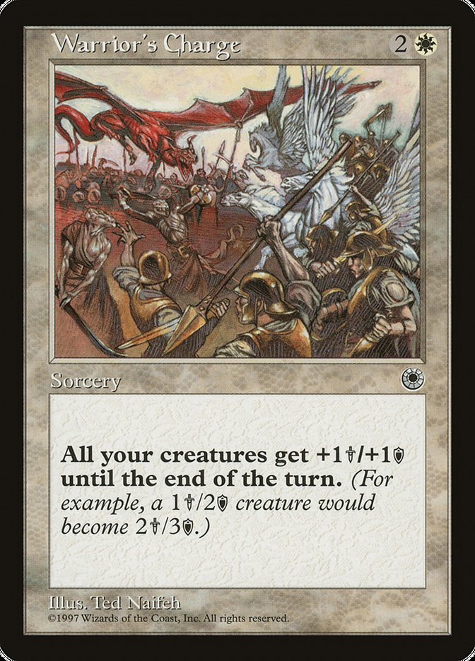 Warrior's Charge (No Flavor Text) [Portal] | Gear Gaming Fayetteville