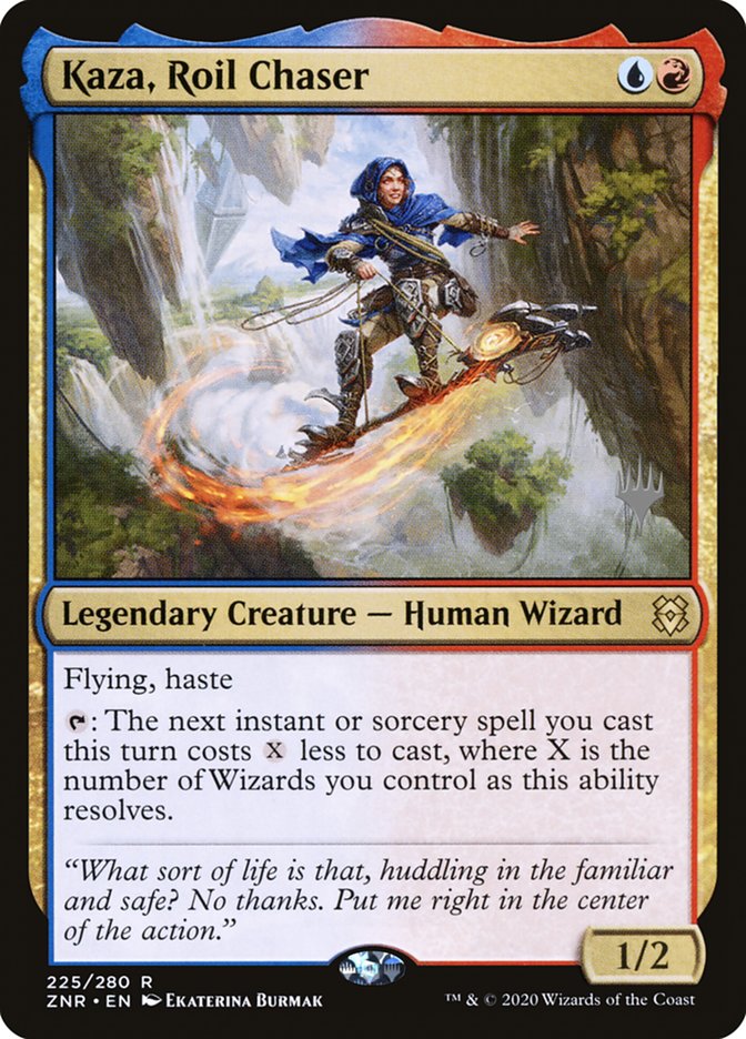Kaza, Roil Chaser (Promo Pack) [Zendikar Rising Promos] | Gear Gaming Fayetteville