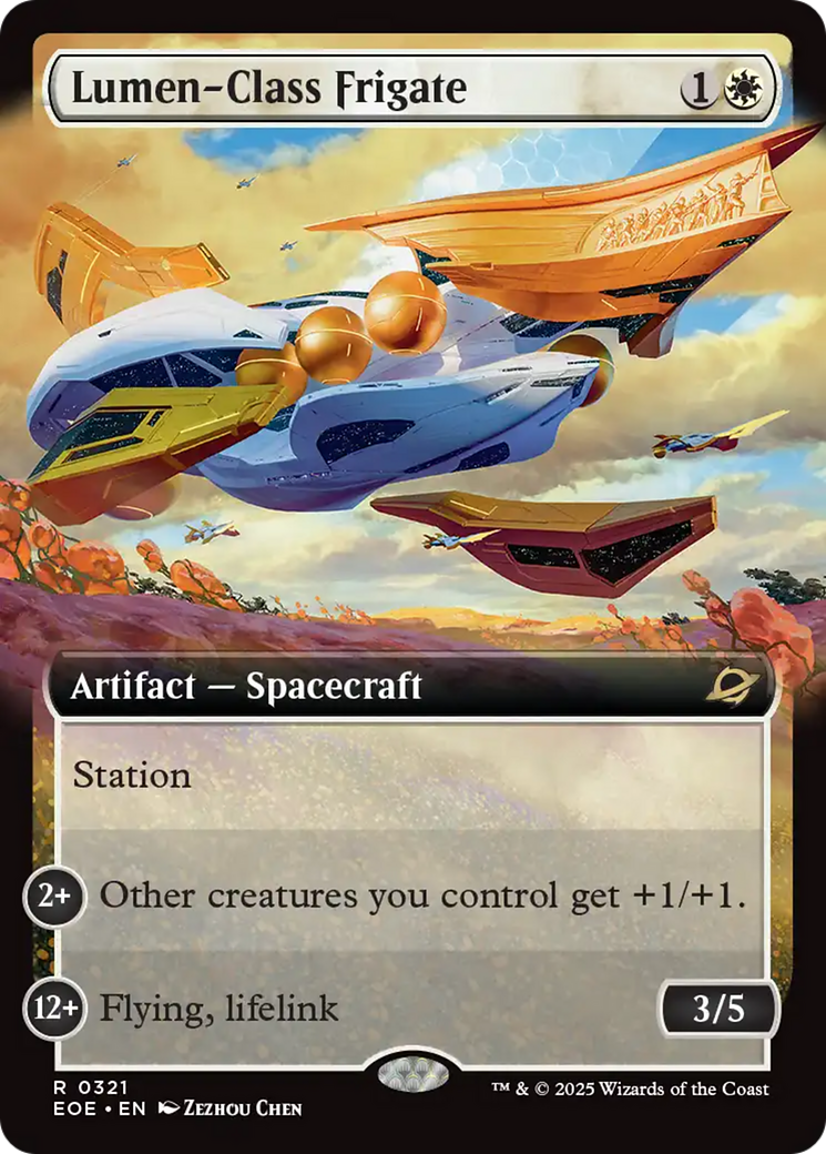 Lumen-Class Frigate (Extended Art) [Edge of Eternities] | Gear Gaming Fayetteville