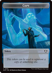 Copy // Clue Double-Sided Token [Edge of Eternities Commander Tokens] | Gear Gaming Fayetteville