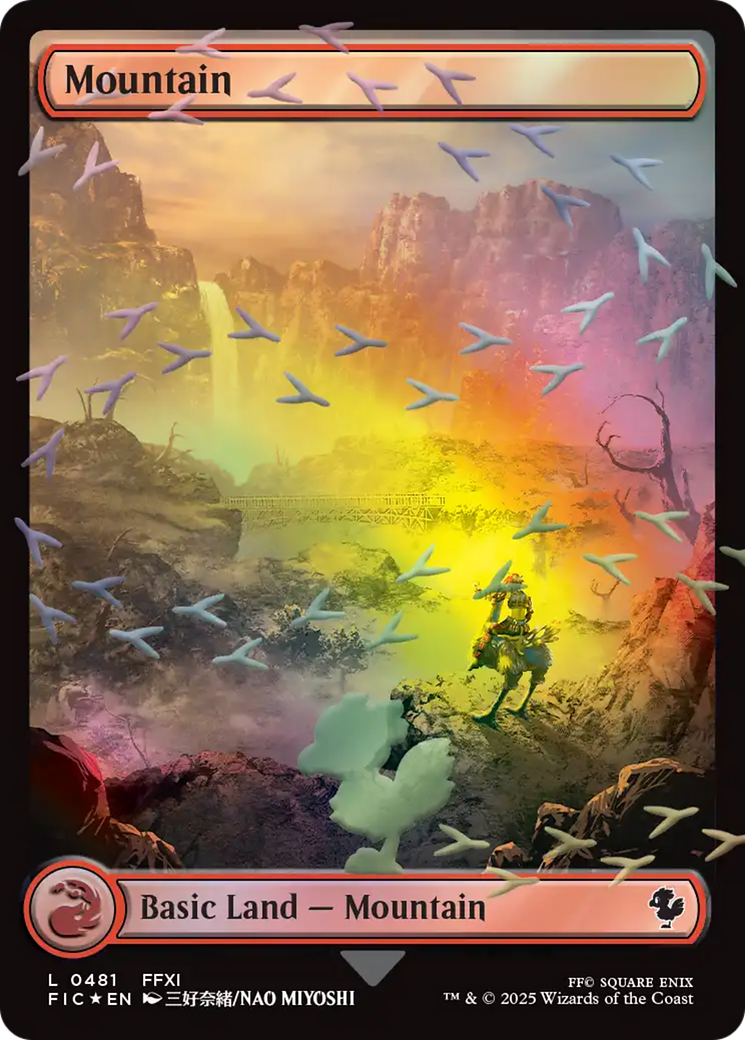 Mountain (Chocobo Track Foil) [FINAL FANTASY Commander] | Gear Gaming Fayetteville