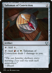 Talisman of Conviction [Phyrexia: All Will Be One Commander] | Gear Gaming Fayetteville