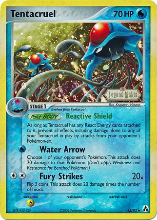 Tentacruel (45/92) (Stamped) [EX: Legend Maker] | Gear Gaming Fayetteville