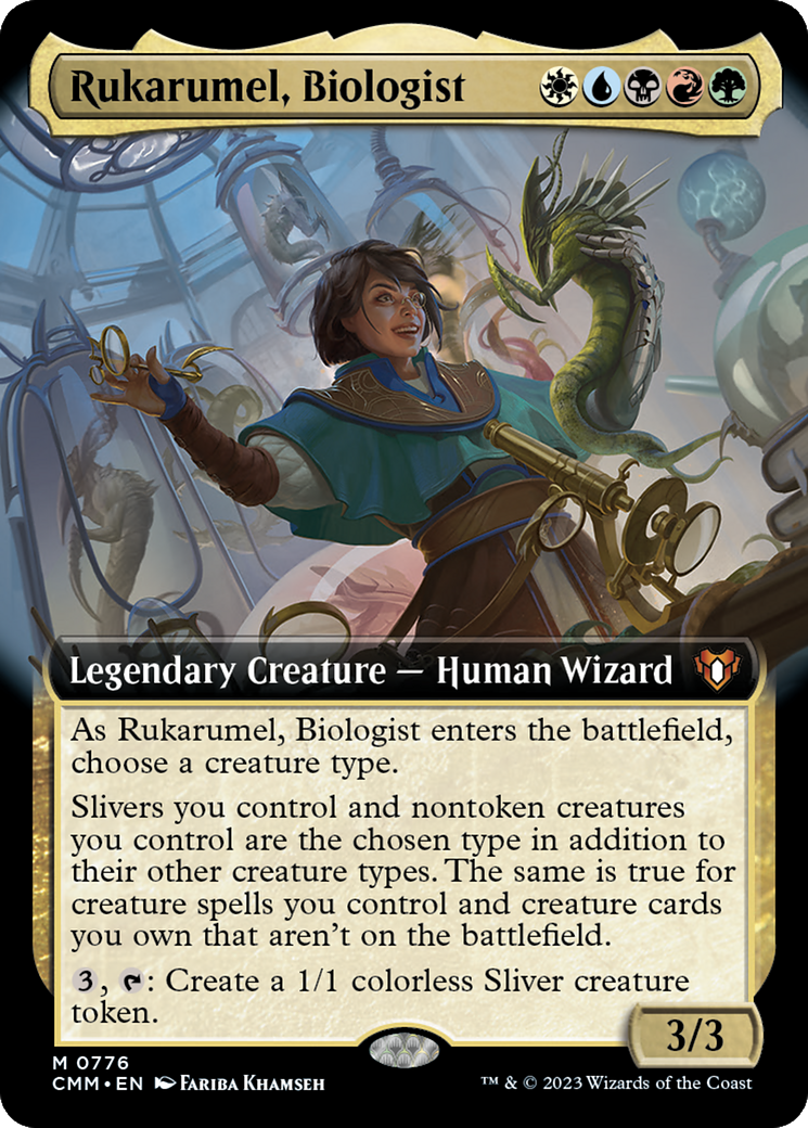 Rukarumel, Biologist (Extended Art) [Commander Masters] | Gear Gaming Fayetteville