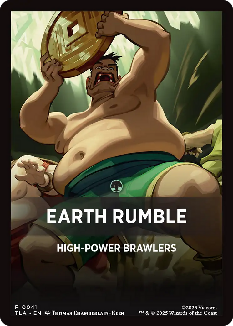 Earth Rumble Theme Card [Avatar: The Last Airbender Tokens] | Gear Gaming Fayetteville