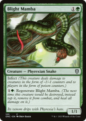 Blight Mamba [Phyrexia: All Will Be One Commander] | Gear Gaming Fayetteville