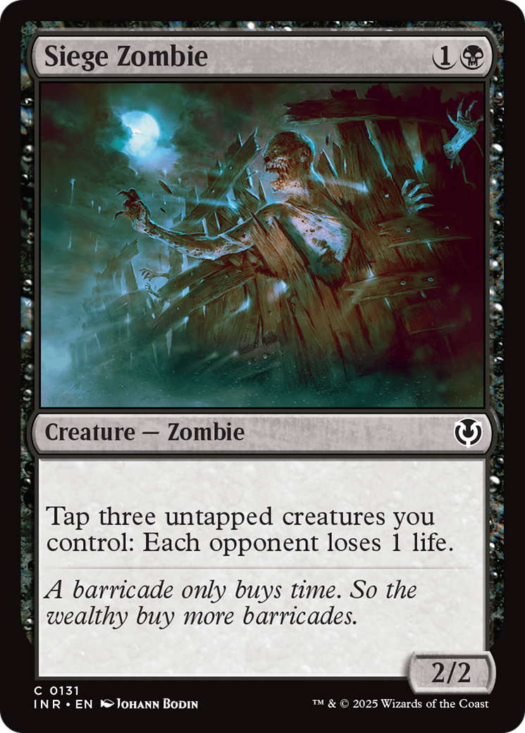 Siege Zombie [Innistrad Remastered] | Gear Gaming Fayetteville