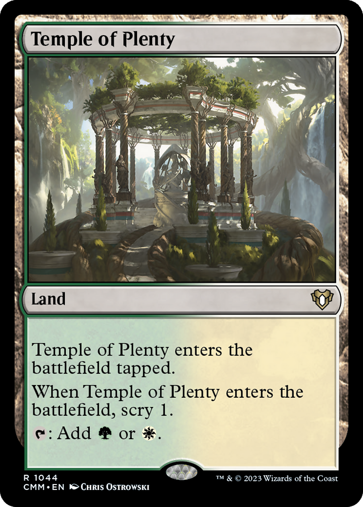 Temple of Plenty [Commander Masters] | Gear Gaming Fayetteville