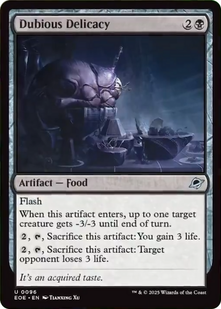 Dubious Delicacy [Edge of Eternities] | Gear Gaming Fayetteville
