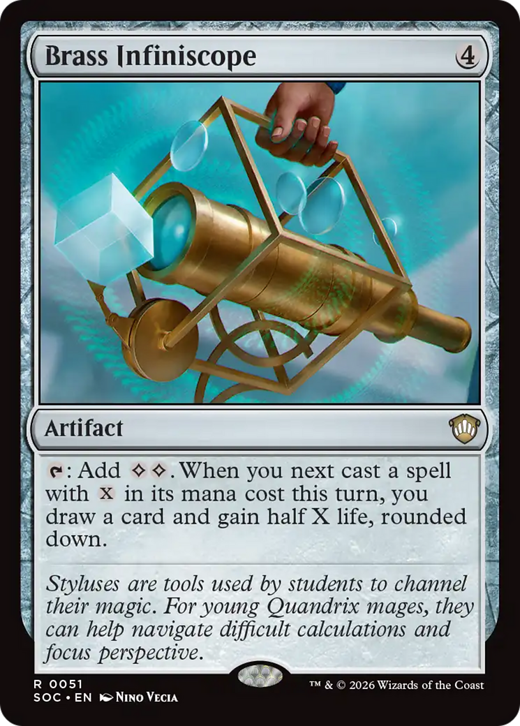 Brass Infiniscope [Secrets of Strixhaven Commander] | Gear Gaming Fayetteville
