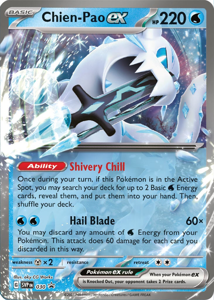 Chien-Pao ex (030) [Scarlet & Violet: Black Star Promos] | Gear Gaming Fayetteville