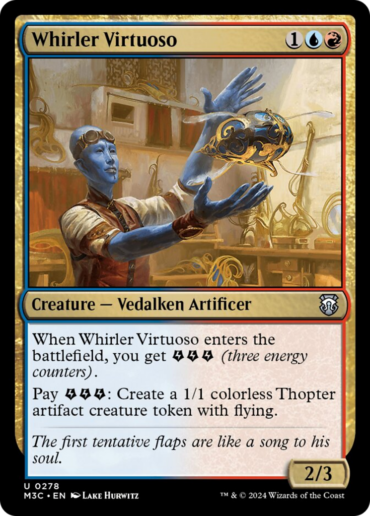 Whirler Virtuoso (Ripple Foil) [Modern Horizons 3 Commander] | Gear Gaming Fayetteville