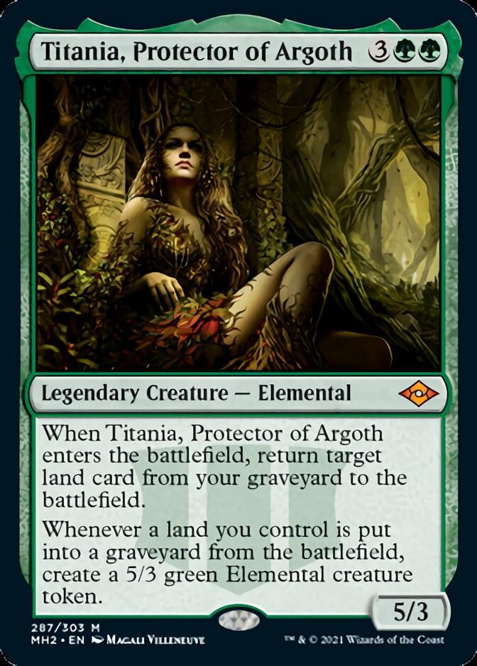 Titania, Protector of Argoth (Foil Etched) [Modern Horizons 2] | Gear Gaming Fayetteville