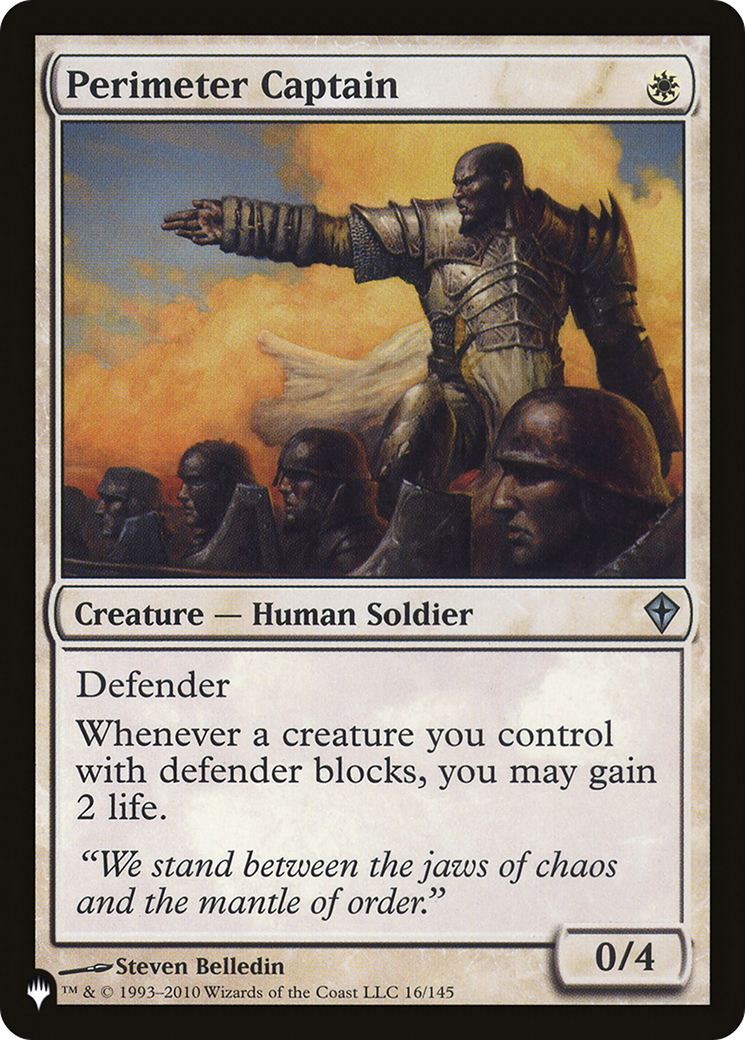 Perimeter Captain [The List] | Gear Gaming Fayetteville