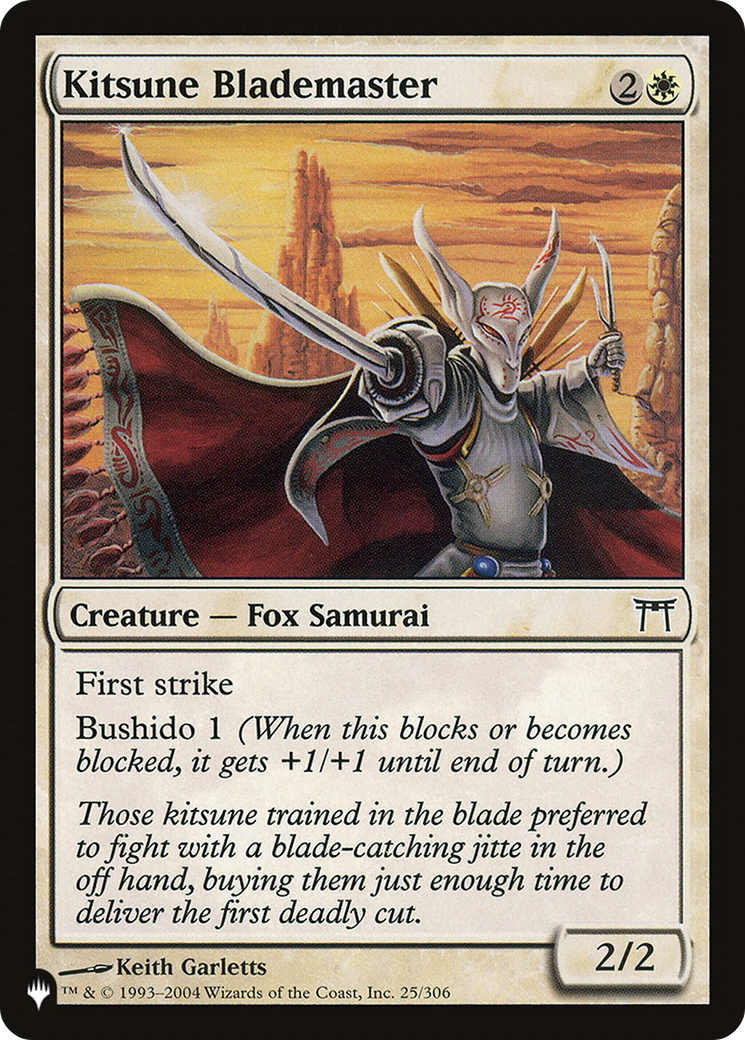 Kitsune Blademaster [The List Reprints] | Gear Gaming Fayetteville