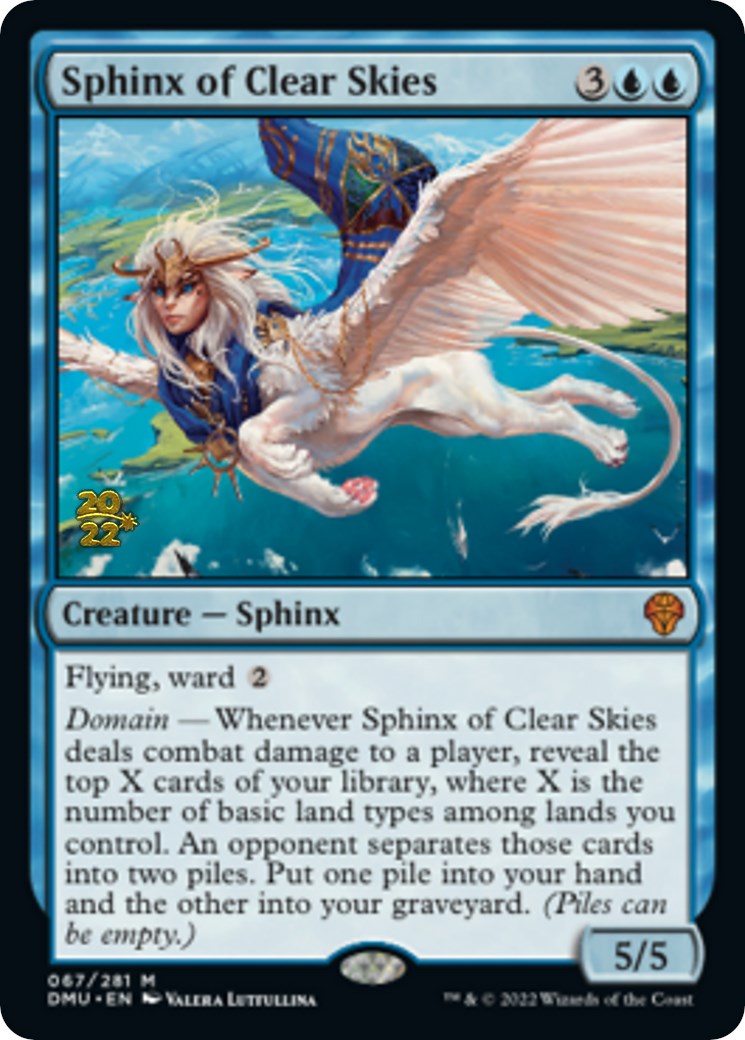 Sphinx of Clear Skies [Dominaria United Prerelease Promos] | Gear Gaming Fayetteville