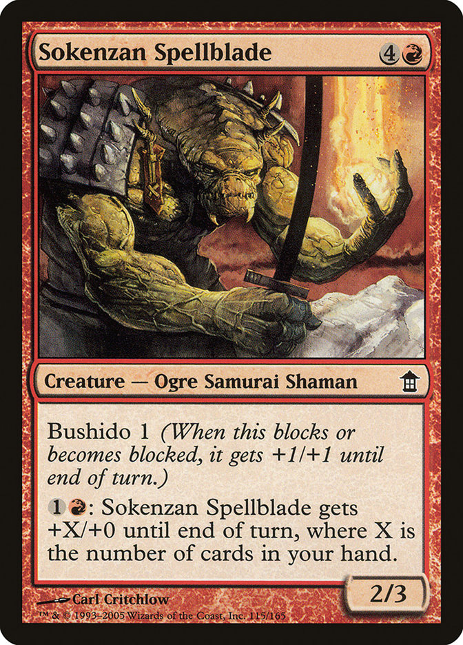 Sokenzan Spellblade [Saviors of Kamigawa] | Gear Gaming Fayetteville