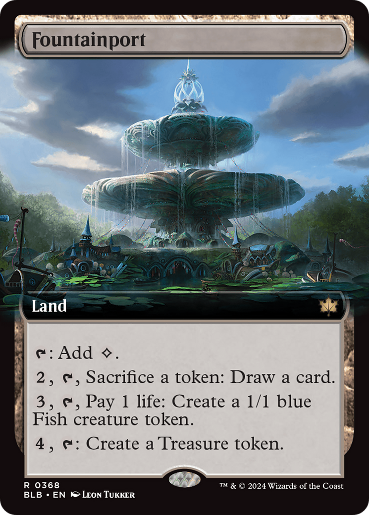 Fountainport (Extended Art) [Bloomburrow] | Gear Gaming Fayetteville