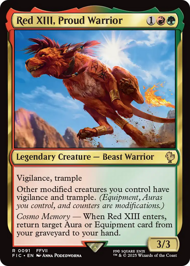 Red XIII, Proud Warrior [FINAL FANTASY Commander] | Gear Gaming Fayetteville