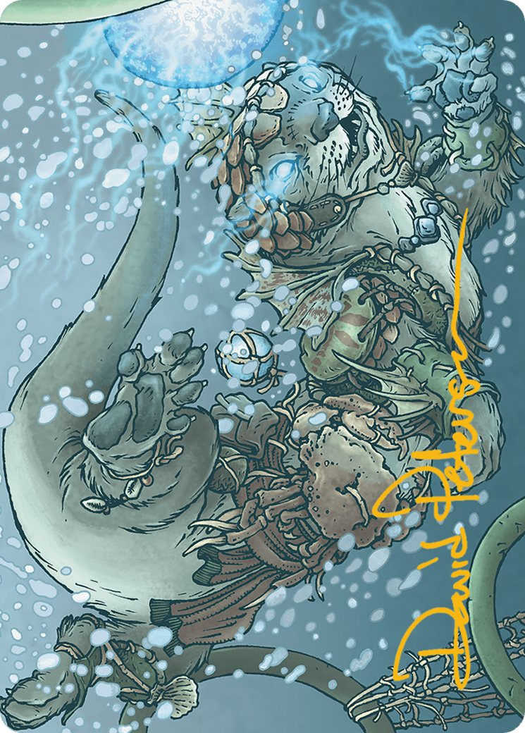 Kitsa, Otterball Elite Art Card (Gold-Stamped Signature) [Bloomburrow Art Series] | Gear Gaming Fayetteville