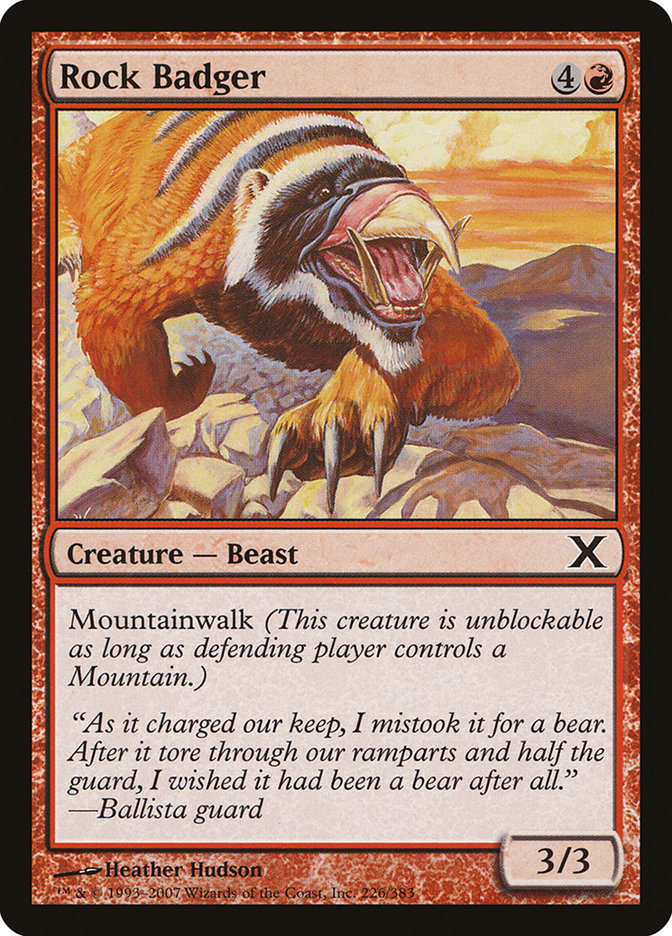 Rock Badger [Tenth Edition] | Gear Gaming Fayetteville