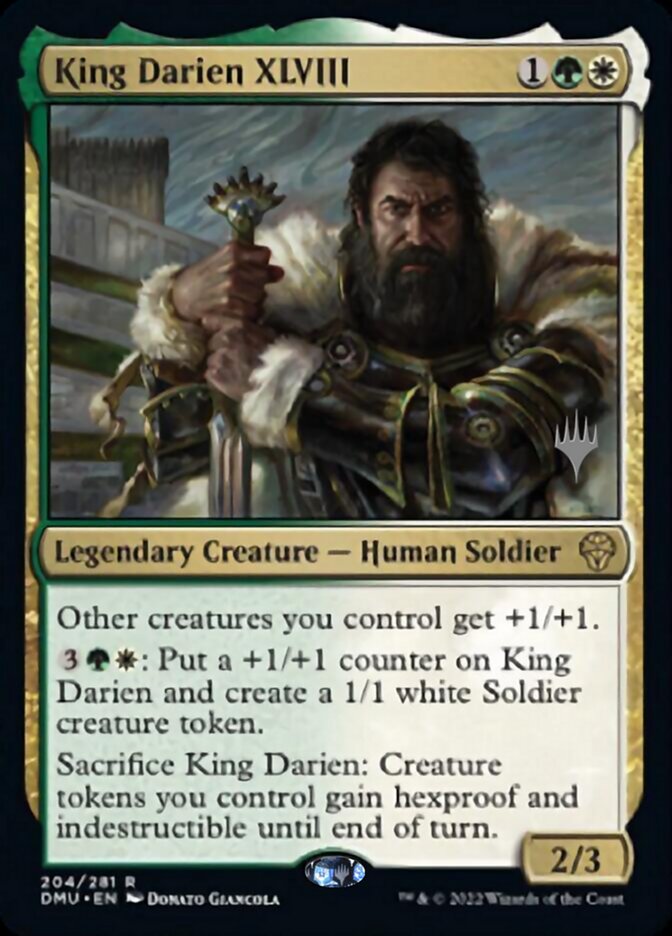 King Darien XLVIII (Promo Pack) [Dominaria United Promos] | Gear Gaming Fayetteville