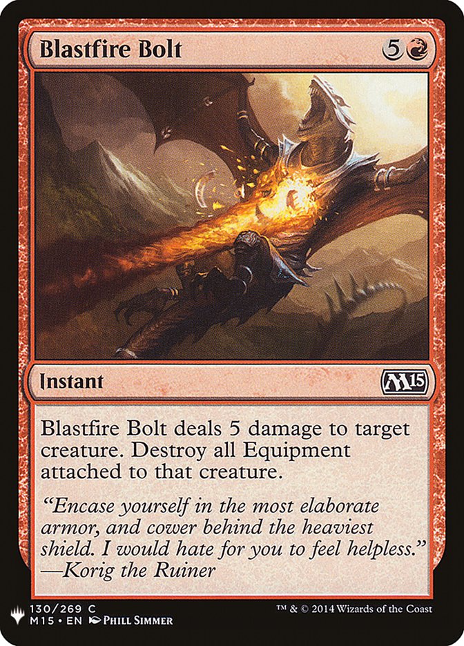 Blastfire Bolt [Mystery Booster] | Gear Gaming Fayetteville