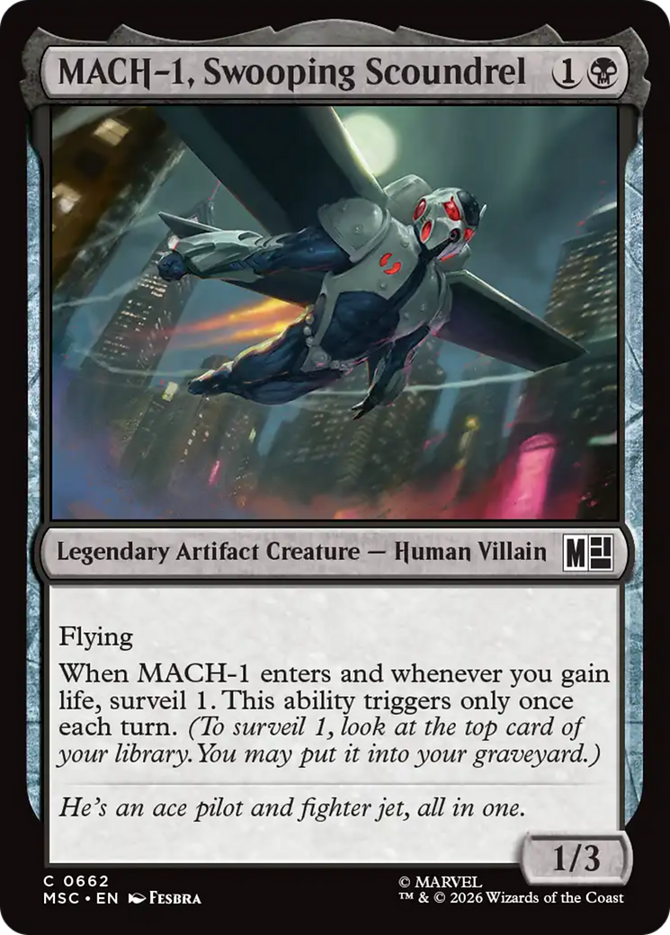 MACH-1, Swooping Scoundrel [Marvel Super Heroes Commander] | Gear Gaming Fayetteville