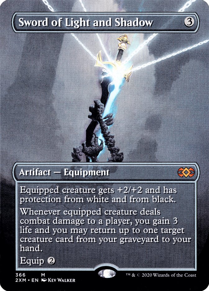Sword of Light and Shadow (Toppers) [Double Masters] | Gear Gaming Fayetteville