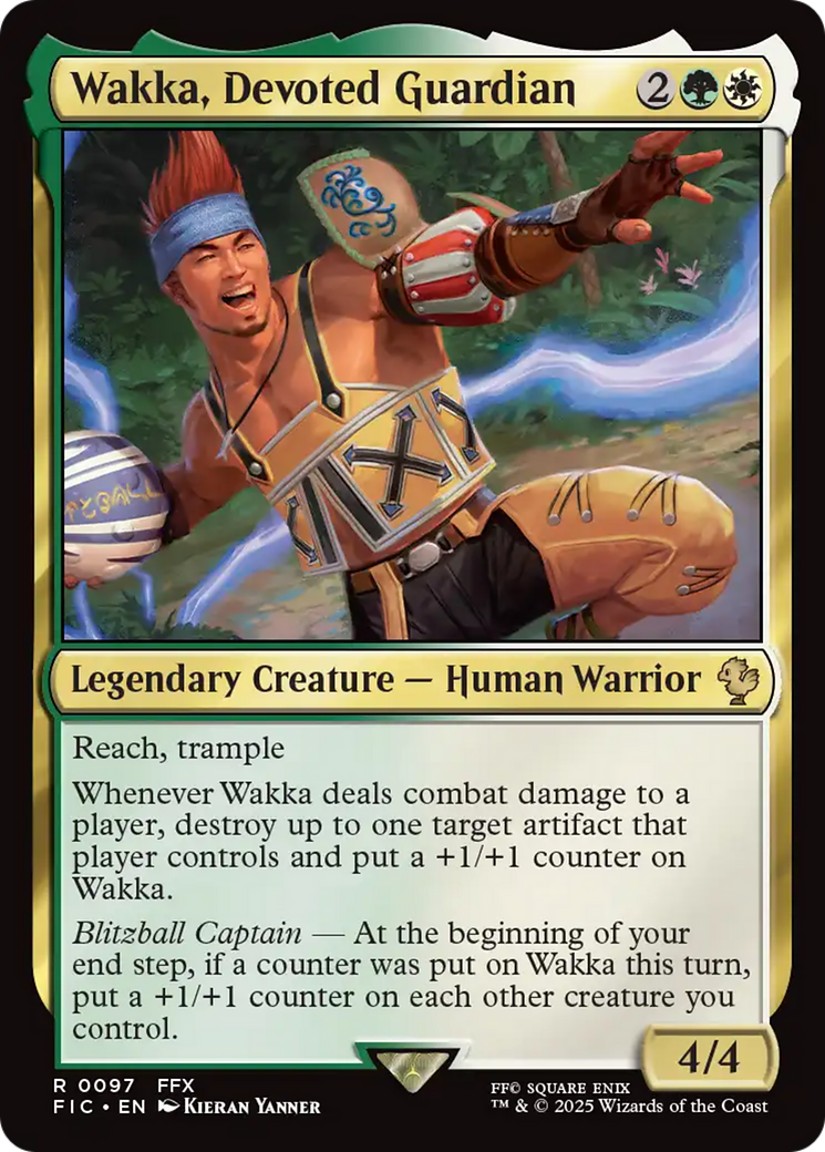 Wakka, Devoted Guardian [FINAL FANTASY Commander] | Gear Gaming Fayetteville
