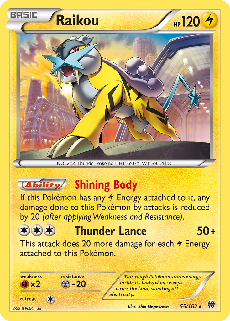 Raikou (55/162) [XY: BREAKthrough] | Gear Gaming Fayetteville