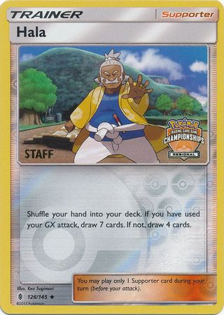 Hala (126/145) (Regional Championship Promo Staff) [Sun & Moon: Guardians Rising] | Gear Gaming Fayetteville
