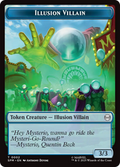 Spider // Illusion Villain Double-Sided Token [Marvel's Spider-Man Tokens] | Gear Gaming Fayetteville