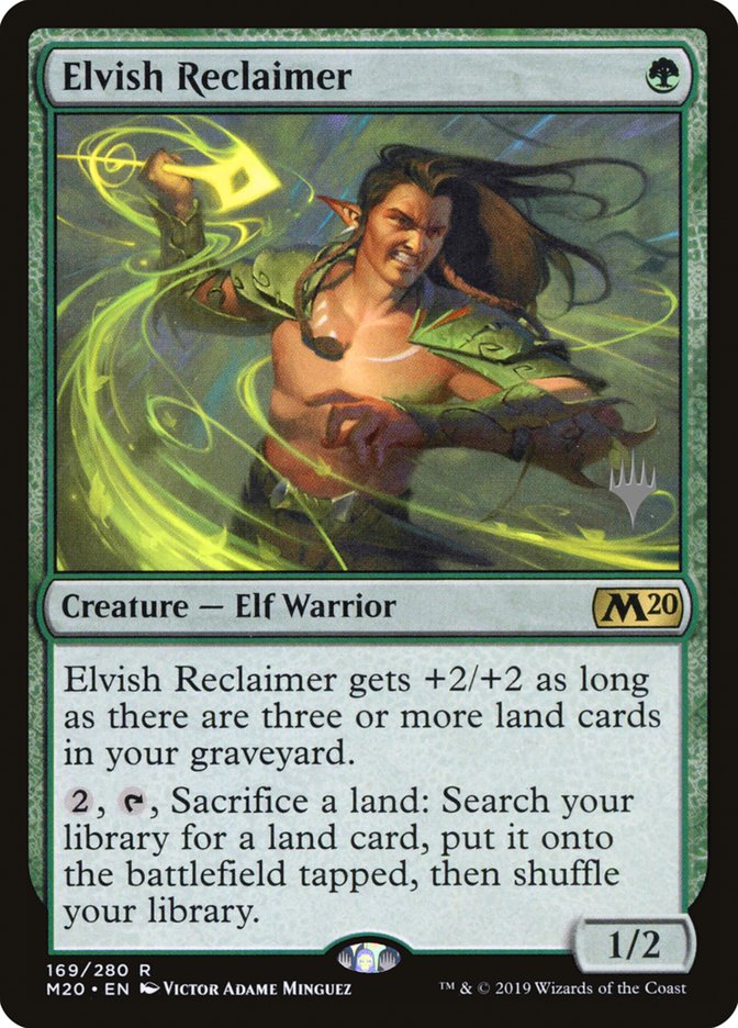 Elvish Reclaimer (Promo Pack) [Core Set 2020 Promos] | Gear Gaming Fayetteville