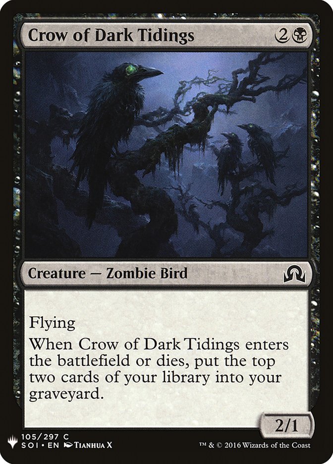 Crow of Dark Tidings [Mystery Booster] | Gear Gaming Fayetteville