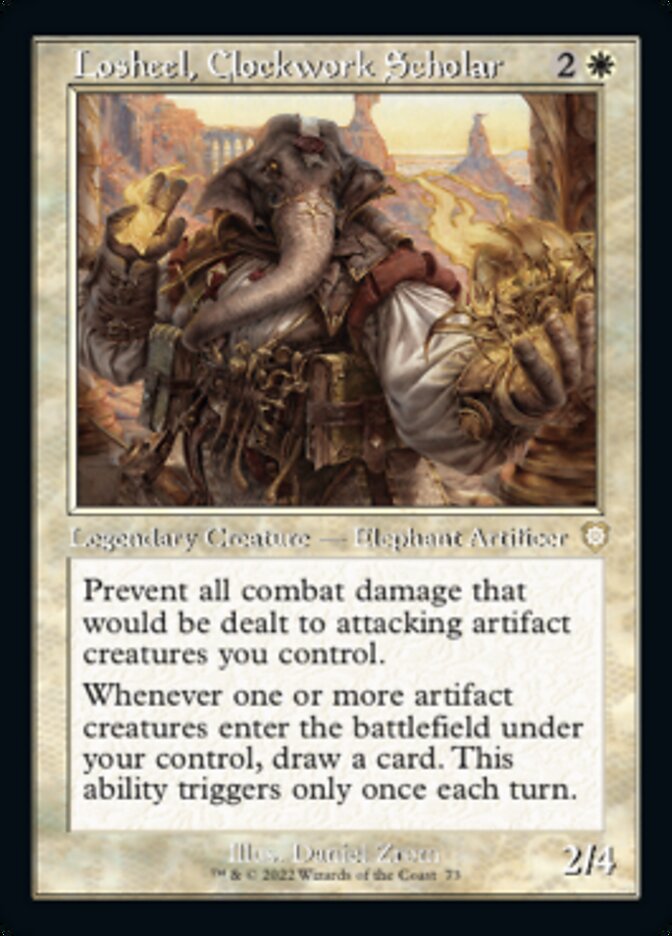 Losheel, Clockwork Scholar (Retro) [The Brothers' War Commander] | Gear Gaming Fayetteville