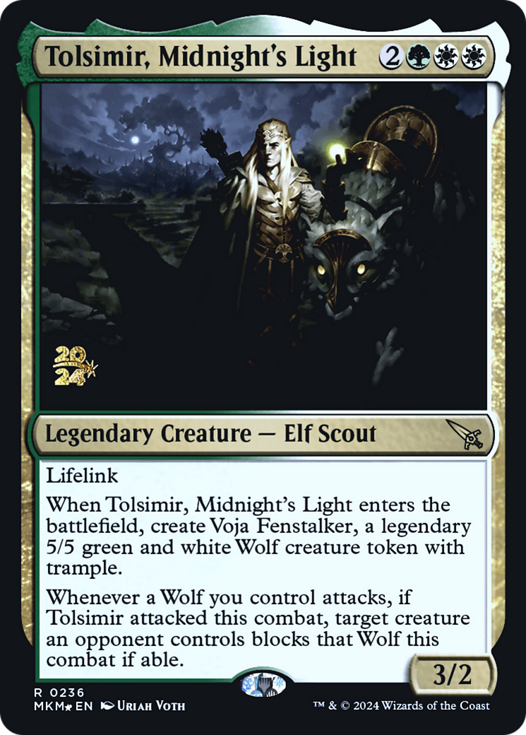 Tolsimir, Midnight's Light [Murders at Karlov Manor Prerelease Promos] | Gear Gaming Fayetteville