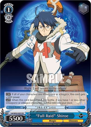 "Full Raid" Shiroe - [LOG HORIZON Power Up Set] | Gear Gaming Fayetteville