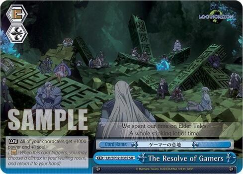 The Resolve of Gamers (SR) - [LOG HORIZON Power Up Set] | Gear Gaming Fayetteville