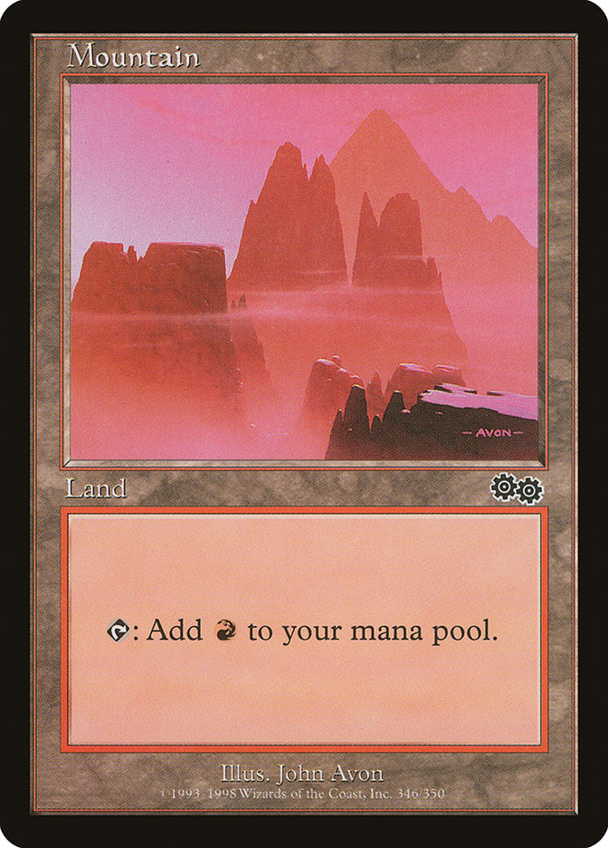 Mountain (346) [Urza's Saga] | Gear Gaming Fayetteville