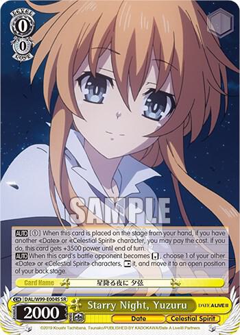 Starry Night, Yuzuru (SR) - [Date A Live Vol.2] | Gear Gaming Fayetteville